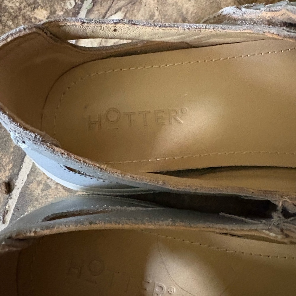 Hotter Light Gray Casual Flats - Picture 2 of 3